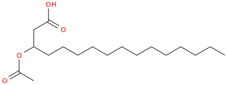 3 acetoxy hexadecanoic acid
